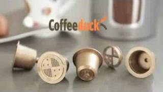 Capsule Nespresso rechargeable Coffeeduck  PromoShopTVcom [upl. by Hacceber]