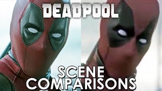 Deadpool 2016 and leaked footage  scene comparisons [upl. by Kolnos]