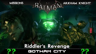 Batman Arkham Knight Riddlers Revenge Side Mission Walkthrough [upl. by Gloriana414]