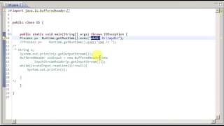 Java Run operating system commands [upl. by Mcripley563]