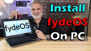 How to install fydeOS on PC and install Android Apps [upl. by Odarnoc190]