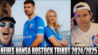 Das neue 2 Hansa Rostock Trikot 202425 🔵 Meinung zur aktuellen Situation und zum Hansa Trikot [upl. by Norwood]