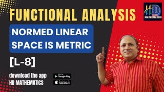 normed linear space normed linear space is metric functional analysis in hindi Msc maths Hd sir [upl. by Lorelle]