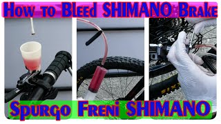 SHIMANO XT BRAKE BLEED  SPURGO FRENI SHIMANO [upl. by Katinka]