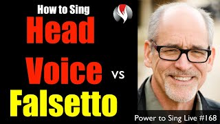 How To Sing Falsetto Vs Head Voice  One Way to Break Into Falsetto  PTS Live 168 [upl. by Aicek]