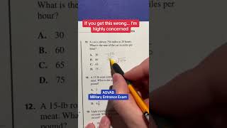 ASVAB Arithmetic Reasoning 11 Question Walk Through [upl. by Peters]