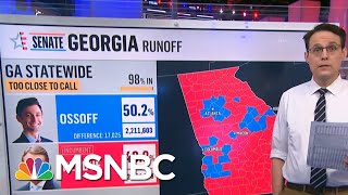 GA Election Official Predicts Ossoff May Gain Lead Outside Of Recount Percentage  Hallie Jackson [upl. by Robbyn]