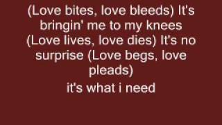 love bites lyrics by def leppard [upl. by Aihseuqal451]