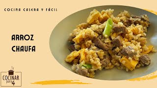 Arroz chaufa  Cocina peruana [upl. by Yehudit]