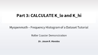 ISPROJECT  Part 3  Calc Klo and Khi  Myopenmath [upl. by Okire]