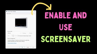 How to Enable and Use Screensaver on Windows 11 [upl. by Draneb]