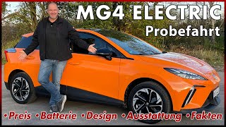 MG4 Electric im Test  Wettbewerb für ID3 Niro EV Megane ETech und Co  Probefahrt Review 2022 [upl. by Asselam]