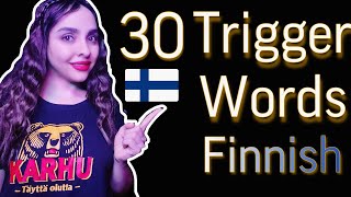 ASMR LANGUAGES 30 Tingly Sensitive Words In Finnish  30 kihelmöintiherkkää sanaa suomeksi ASMR [upl. by Honoria339]