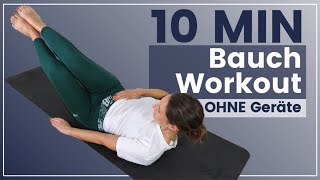 10 MIN Bauch Workout für einen definierten Bauch [upl. by Ynaitirb]