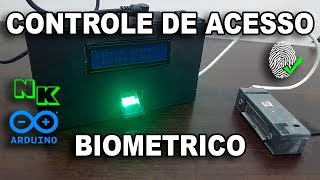 Biometria com Arduíno  Aprenda a integrar Leitor de Biometrias [upl. by Mcdermott]