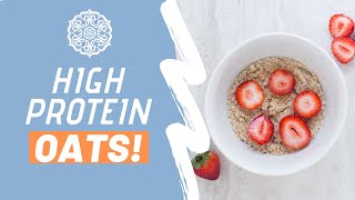 The BEST Protein Oatmeal Recipe  Healthy Breakfast Ideas [upl. by Ysle915]