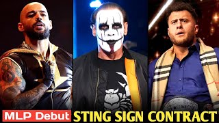 Ricochet Debut on MLP😳 Sting Signed New Contract  MJF New Movie In Hollywood  Megan Bayne Future [upl. by Ahsienahs]