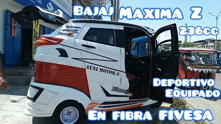 MOTOTAXI BAJAJ 2023 MAXIMA Z TUNEADA Y EQUIPADO en la tienda AYNI MOTOR [upl. by Jamil157]