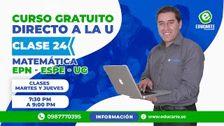 🔴Curso Gratuito📕Admisión 2024🏫Ingreso a la Universidad📚Clase 24 🧠Aptitud Numérica [upl. by Ahsiuqel758]