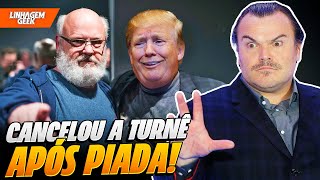 JACK BLACK CANCELA TURNE APÓS PIADA DE KYLE GASS COM TRUMP [upl. by Polad926]