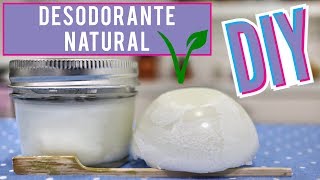 DESODORANTE NATURAL  DIY  ZERO WASTE  VEGANO  Mixi [upl. by Suolhcin]