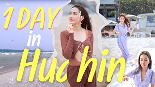 Hua hin Vlog เช็คอินหัวหิน 1 วัน หาทำคอนเทนต์มุมถ่ายรูปปังๆ กินร้านดังท้องถิ่น l วันละNID EP19 [upl. by Etnauq483]