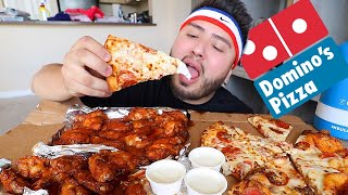 Dominos Pizza amp Wings MUKBANG [upl. by Ricky]