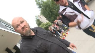 Ausschreitungen in Chemnitz quotWir sind bepöbelt und bedroht wordenquot  DER SPIEGEL [upl. by Annavoj]