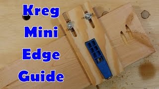 Edge Guide for Kreg Mini Pocket Hole Jig [upl. by Nitnilc]