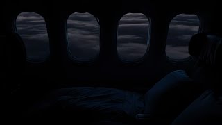 Luxury Jet White Noise to Sleep  Relax on Private Night Flight Airplane Sounds for Sleeping [upl. by Iclek]