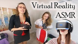 Virtual Reality ASMR Clinic Experience Tingles Test w Doctor Corrina amp Kristen VR180 [upl. by Ardyaf]