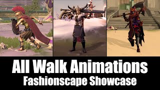 Walk Animations Overrides  Runescape  Fashionscape Showcase Female Outfits [upl. by Izawa]