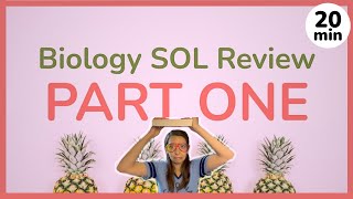 Biology SOL Review  Part 1  20 minute biology study session [upl. by Aline]