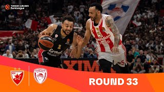 Zvezda  Olympiacos  Exciting HIGHLIGHTS  202324 Turkish Airlines EuroLeague [upl. by Denman911]