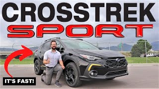 2024 Subaru Crosstrek Sport Its Actually Quick [upl. by Novyar]