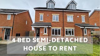 4 Bed SemiDetached House To Rent Old Mill Lane Worsley M28 [upl. by Eromle]