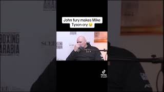 John fury makes mike tyson cry [upl. by Corvin]