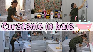 Curatenie rapida in baie🛁Fa curat cu mine🧼Curatenie in casa [upl. by Reifnnej531]