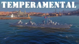 World of Warships Blitz  French destroyer quotLe Fantasquequot review [upl. by Nnyl587]