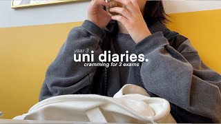 📂uni diaries cramming for 3 exams in 24 hours exam week stress study vlog intense cramming [upl. by Faubion]