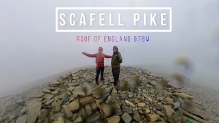 Climbing Scafell Pike Englands Highest Mountain Via Wasdale Head [upl. by Rodavlas]