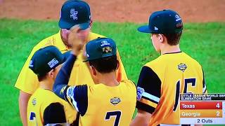 2018 LLWS Texas vs Georgia top of 6th [upl. by Olga]