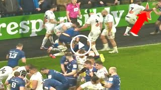 La Rochelle vs Leinster in huge punchupas 30man brawl breaks out with blokefloored [upl. by Ulda]