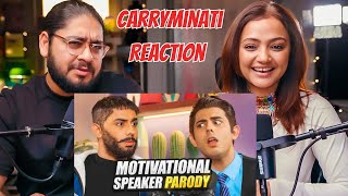 MOTIVATIONAL SPEAKER PARODY  CARRYMINATI  Neeti and Raman [upl. by Godfrey651]