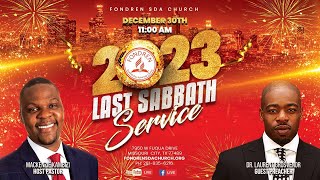 Sabbath Worship Service 12302023 quotThe Beauty of Righteousnessquot Dr Laurent Grosvenor [upl. by Tzong978]