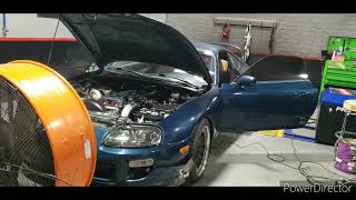 Alex Baltic Blue Supra tuning by VI Performance [upl. by Dlareg]