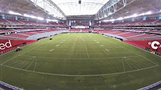 AWESOME Timelapse at Phoenix Stadium [upl. by Ramalahs]