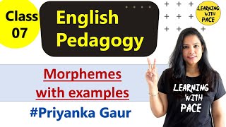 Morphemes Free Morpheme amp Bound Morpheme  CTETHTETREETOther TET’s  By Priyanka Gaur [upl. by Brewer35]