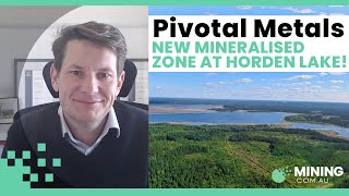 New mineralised zone at Horden Lake Exclusive update from Pivotal Metals ASX PVT [upl. by Pancho]