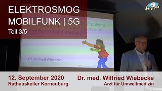 ESmog Mobilfunk 5G  VORTRAG Teil 3v5  Korneuburg 1292020  DrWilfried WIEBECKE Umweltmedizin [upl. by Jarlathus697]